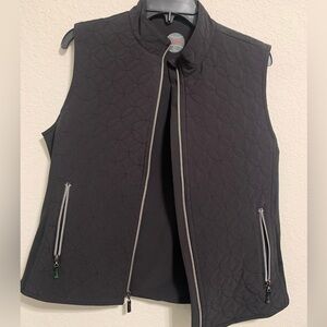 Bolle Sports Outdoors Full Zip‎ Pockets Vest Women's Size Large Black Quilted